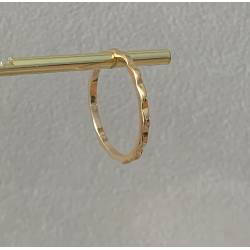 Bague Alliance Ondulée En Plaqué or 18 CARATS 750/1000 TAILLES 46 à 62