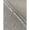 Chaîne 50cm X 2.50mm Maille Figaro diamantée 1-3 En Argent 925/000