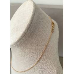 Collier Empierré Pendentif Cristal Bleu Aigue Marine Plaqué or 18 Carats 750/000