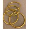 Bracelet jonc rigide en acier doré effet scintillant brillant couleur or