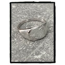 Bague TAILLLE 64 Chevalière en argent massif 925/1000 Bijoux Mixte