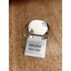 Bague TAILLLE 64 Chevalière en argent massif 925/1000 Bijoux Mixte