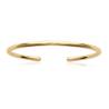 Bracelet Jonc Ouvert En Plaqué Or 18 Carats 750/1000