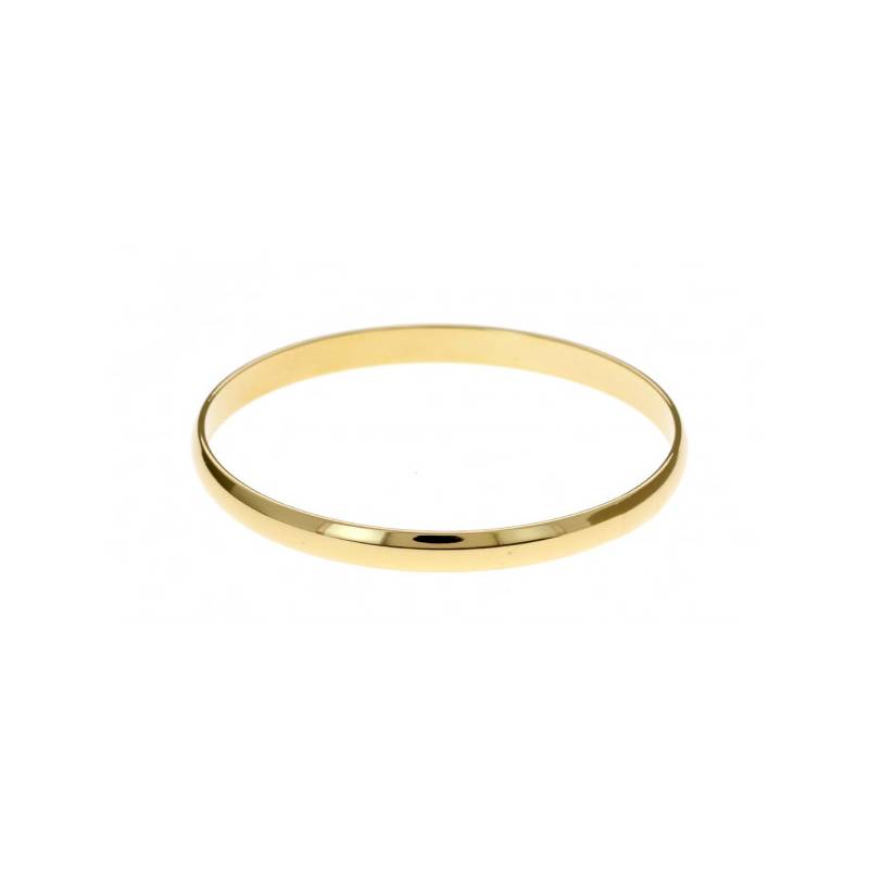 Bracelet Demi-Jonc Plaqué Or 18 Carats 5MM x 6,5CM Bijoux Femme