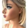 Boucles D'oreilles Petites Boules 3MM Plaqué Or 18 carats 750/000