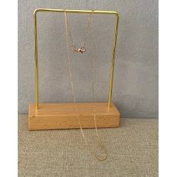 Chaîne Fine Maille forçat 45cm x 1mm En Plaqué Or 18 carats Bijoux Femme