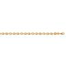 Chaîne Maille Grain De Café 4MM x 45CM Plaqué or 18 CARATS
