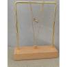 Chaîne Cheville gourmette + petit cœur pendant Plaqué or 18 Carats