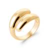 Bague Goutte D'eau En Plaqué Or 18 carats 750/1000 T50 à T60
