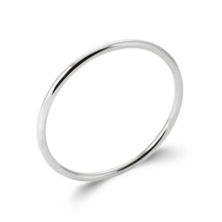 Bracelet Jonc Épais Diamètre 6,6 cm En Acier Inoxydable MIXTE