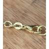 Collier Sautoir Chaîne 80cm avec pièce Romaine en argent 925/000 doré Vermeil