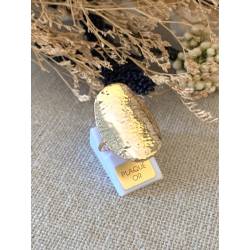 Bague Large Effet Martelée Plaqué or 18 CARATS 750 Millièmes Tailles au CHOIX