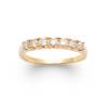 Bague Empierrée ZIRCONIUM Plaqué or 18 CARATS 750/000 Tailles CHOIX