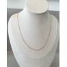 Chaîne forçat longueur 70 cm Plaqué Or 18 carats 750/1000