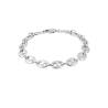 Bracelet Maille Grain De Café 18CM Argent Massif 925/000