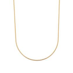 Chaîne Maille Gourmette 50 cm x 2MM Plaqué Or 18 carats