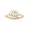 Bague Princesse Marquise ZIRCONIUM Plaqué or 18 CARATS 750/1000 Tailles 50 à 64