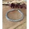 Bracelet Maille Palmier 19CM En Argent Massif 925/1000