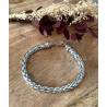 Bracelet Maille Palmier 19CM En Argent Massif 925/1000