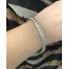 Bracelet Maille Palmier 19CM En Argent Massif 925/1000