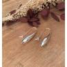 Boucles D'oreilles goutte D'eau Argent Massif 925/1000