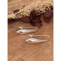 Boucles D'oreilles goutte D'eau Argent Massif 925/1000