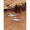 Boucles D'oreilles goutte D'eau Argent Massif 925/1000