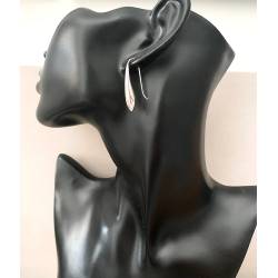 Boucles D'oreilles goutte D'eau Argent Massif 925/1000