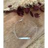 Bracelet Gourmette identité pour bébé/enfant En Argent 925