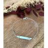 Bracelet Gourmette identité pour bébé/enfant En Argent 925