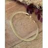 Bracelet Souple Maille Anglaise 21CM En Plaqué or 750/1000 Poinçonné