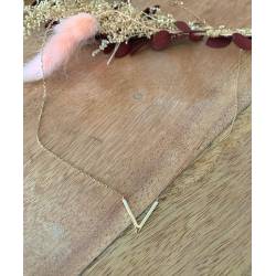 Collier Forme V En Plaqué or 18 carats 750/1000 Bijoux Femme NEUF