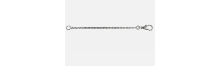 Apprêt extension chaînette gourmette 8CM Argent Massif 925 Collier Bracelet