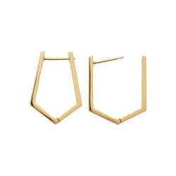 Boucles D'oreilles Créoles Oxydes de Zirconium Microserti Plaqué or 18 CARATS