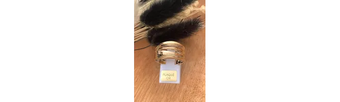 Bague Rangs Ajourés En Plaqué or 18 CARATS 750 Millièmes Tailles 48 à 68