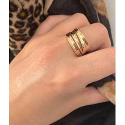 Bague Ajourée En Plaqué or 18 CARATS 750 Millièmes Tailles 48 à 68