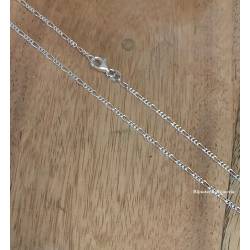 Chaîne Fine Figaro Argent Massif 925/1000 Longueurs CHOIX BIJOUX MIXTE