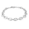 Bracelet Grain De Café 21cm en Argent Massif 925/1000