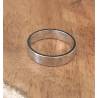 Bague Alliance épaisse 5MM Argent Massif 925/000 Rhodié T50 à 68
