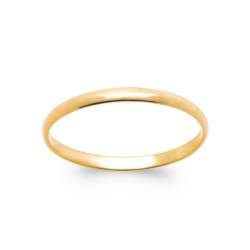 Bague Alliance Fine Plaqué Or 18 Carats 750/000 Tailles 48 à 70