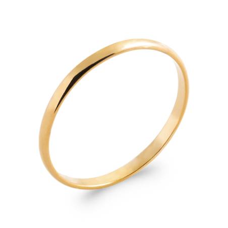 Bague Alliance Fine Plaqué Or 18 Carats 750/000 Tailles 48 à 70