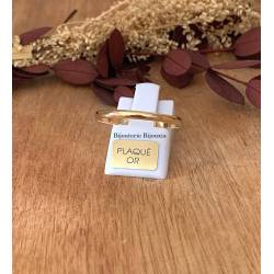 Bague Alliance Fine Plaqué Or 18 Carats 750/000 Tailles 48 à 70