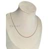 Chaîne Maille gourmette Plaqué Or 18 carats 45cm x 1,80mm Bijoux Mixte