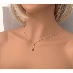 Pendentif Tiki Tendresse Plaqué or 18 Carats 750/000 et résine couleur corail