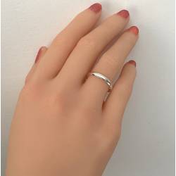 Alliance Lisse 3MM En Argent Massif 925/000 Mixte Tailles 48 à 68
