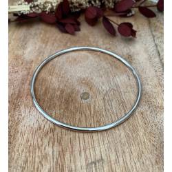 Bracelet Enfant Jonc Rigide Argent Massif Rhodié 925/1000 5,4cm Bijoux Enfant