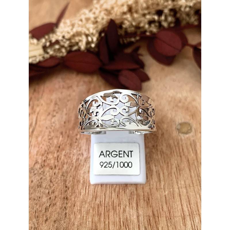 Bague "Chamico" Rhodochrosite 4ct et Argent Massif 925/1000