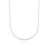 Chaîne Gourmette 2MM Argent Massif 925 Rhodié Longueurs Choix 45/50/55/60/70CM