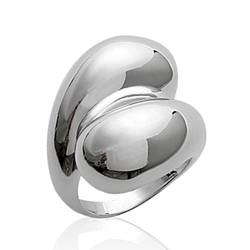 Bague Large Goutte d'eau Argent Massif 925/1000 Bijoux Tailles 50 à 60