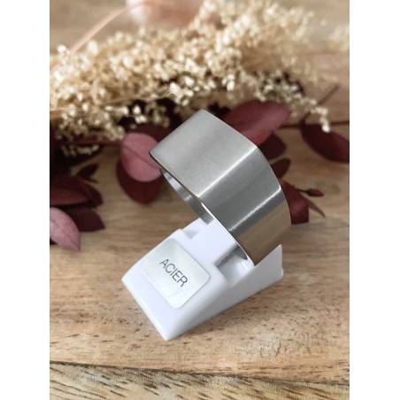 Bague Mixte En Acier Inoxydable Tailles 54 à 68